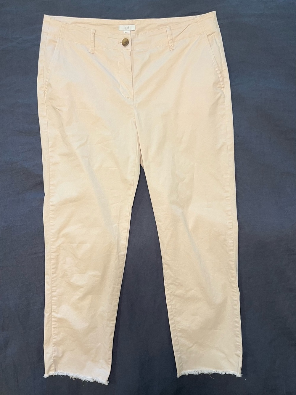 J. Jill crop chino pants - fringe hem